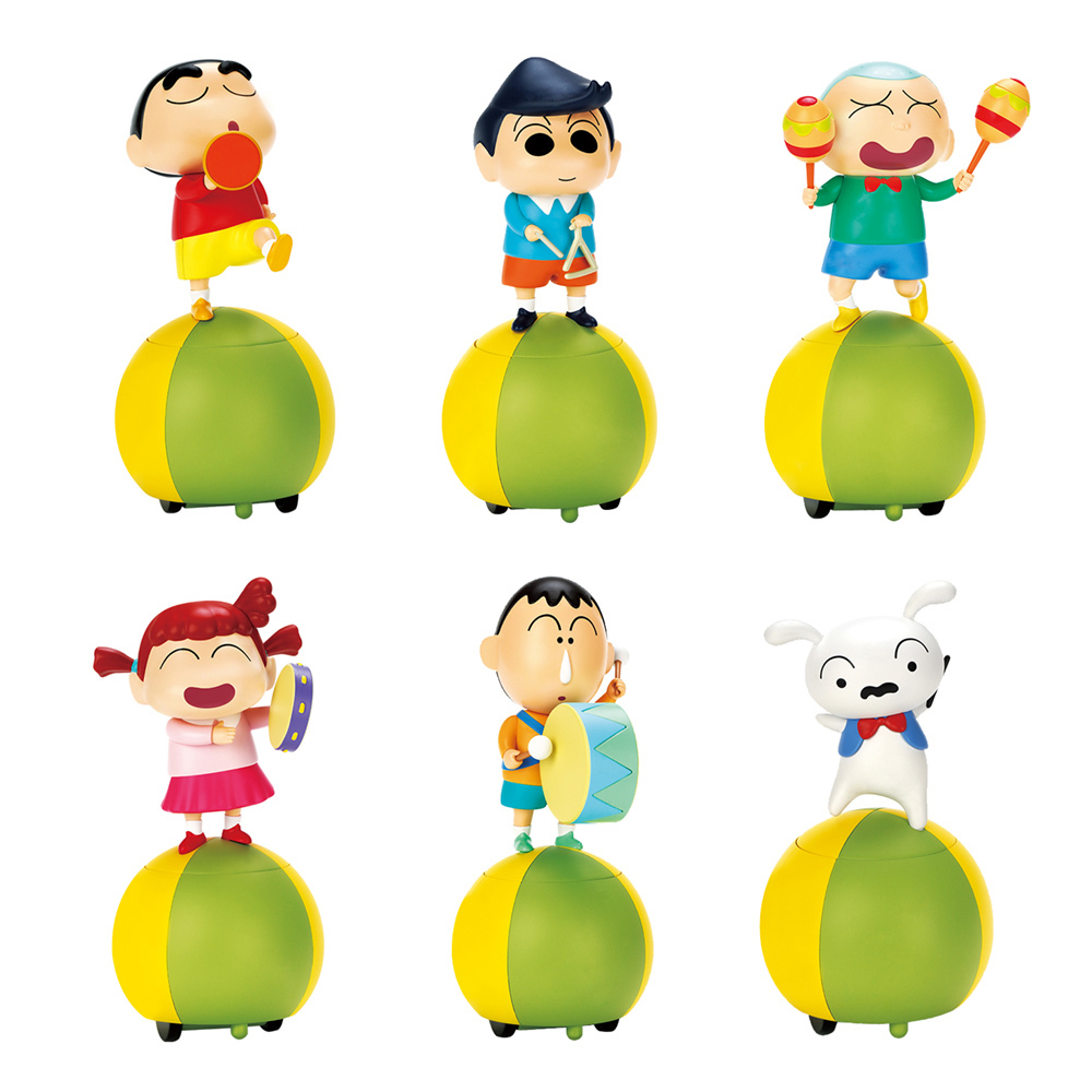 蠟筆小新-春日部搖擺樂隊公仔 隨機一盒