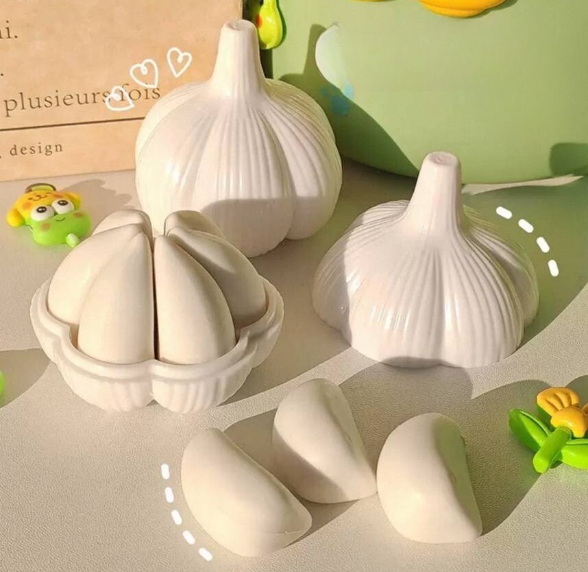 仿真大蒜造型橡皮擦(買一送一)