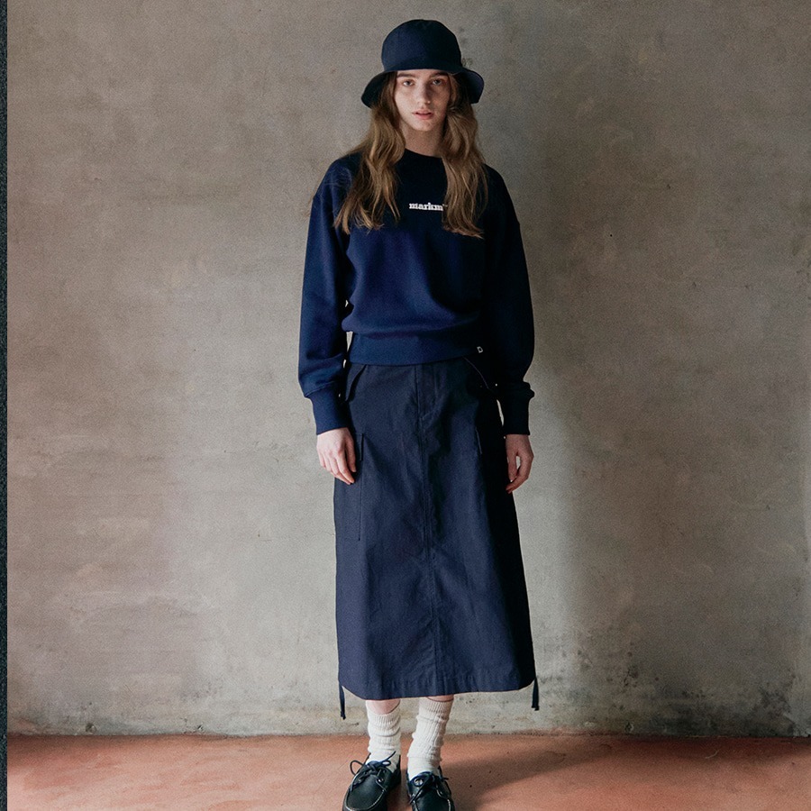 【直播】KM080525 Markm BASIC LOGO 圓領短款衛衣 (MIIBA8751)