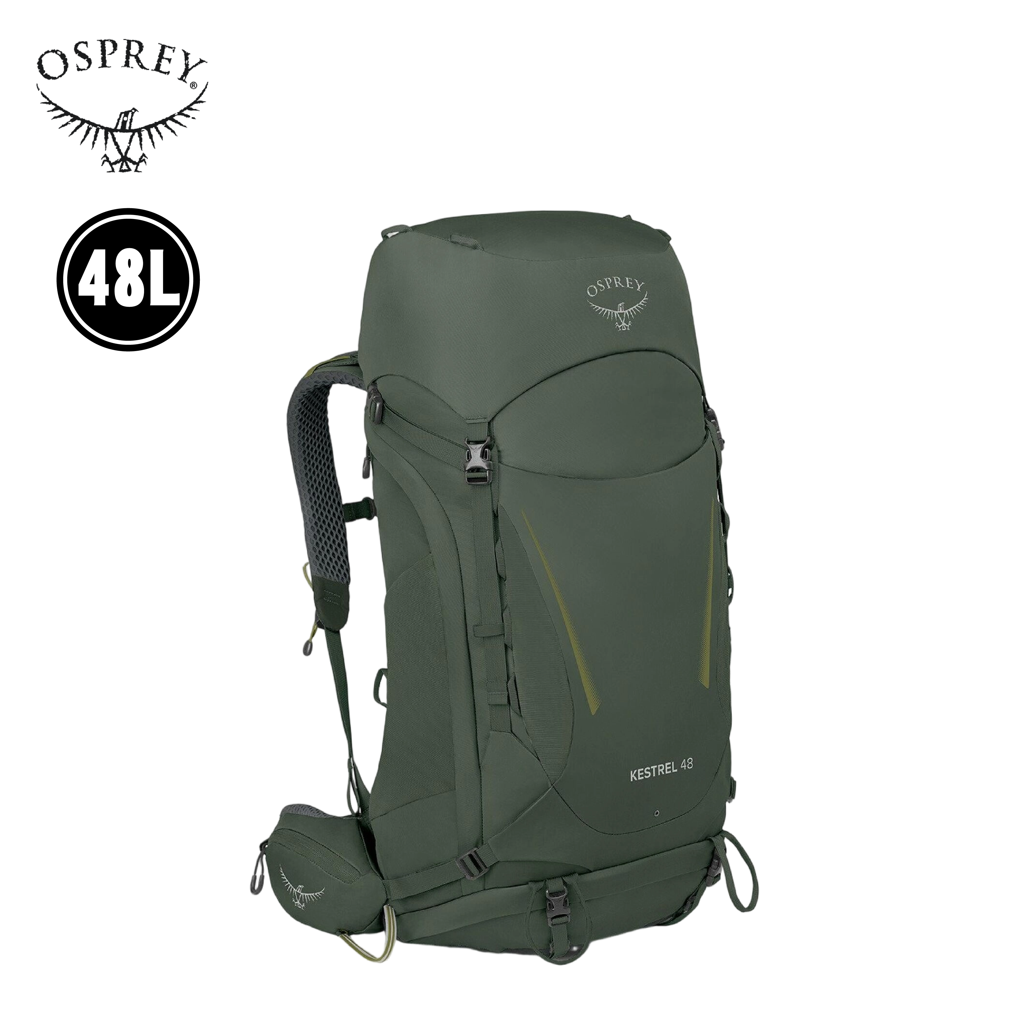OSPREY 美國 Kestrel 48L (盆景綠色) L/XL 專業登山背包 72OS004761