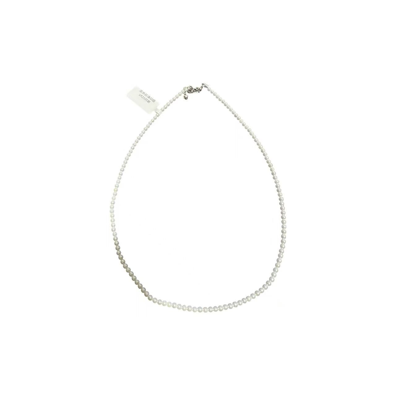 251108-C41 2mm++珍珠項鍊(珍珠每顆形狀大小顏色不同，不退不換)