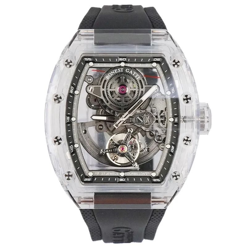 【Bonest Gatti 布加迪】BG7001 紳士 奢華 精緻 陀飛輪 藍寶石玻璃 男士 手錶 -