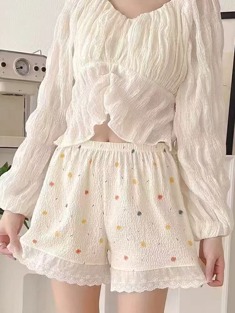 🥰PM_K01 ▶️點點短褲 👉Free Size 可以穿到XL👈