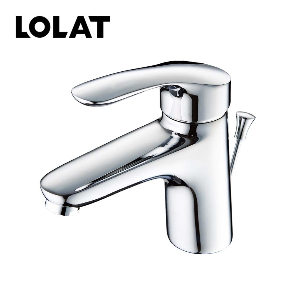 【限時特賣】LOLAT單槍臉盆水龍頭-鉻色BNM1487