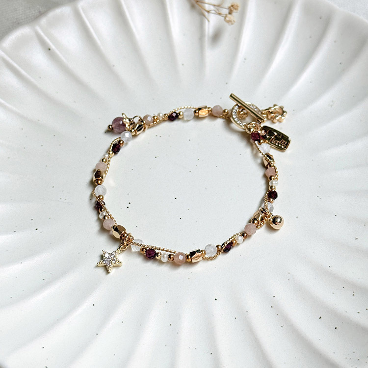 生日花 • 拾壹月貳捌 • 腐肉花 – 石榴太陽石 – 手鍊