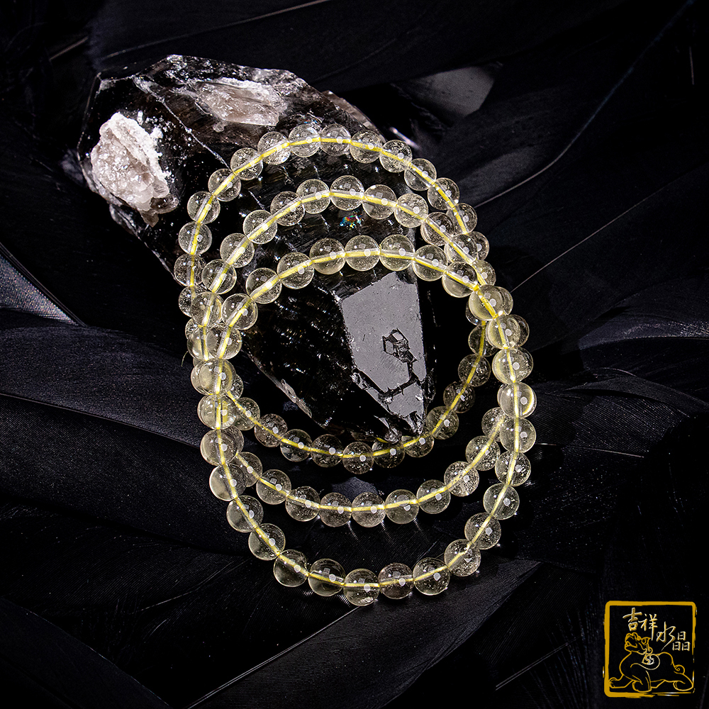 利比亞黃金隕石手珠 6mm 淨化護身