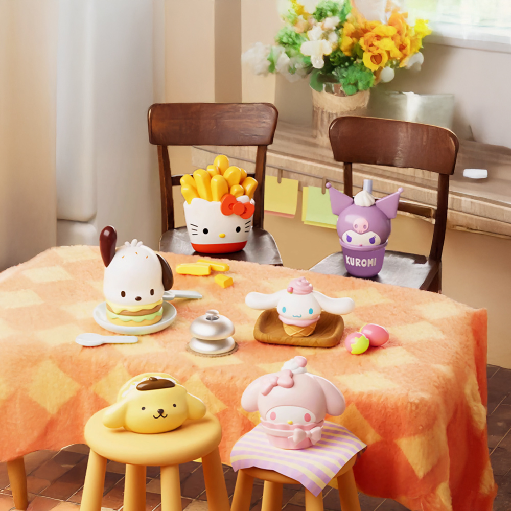 Sanrio-零食家族萌粒小公仔 隨機出貨