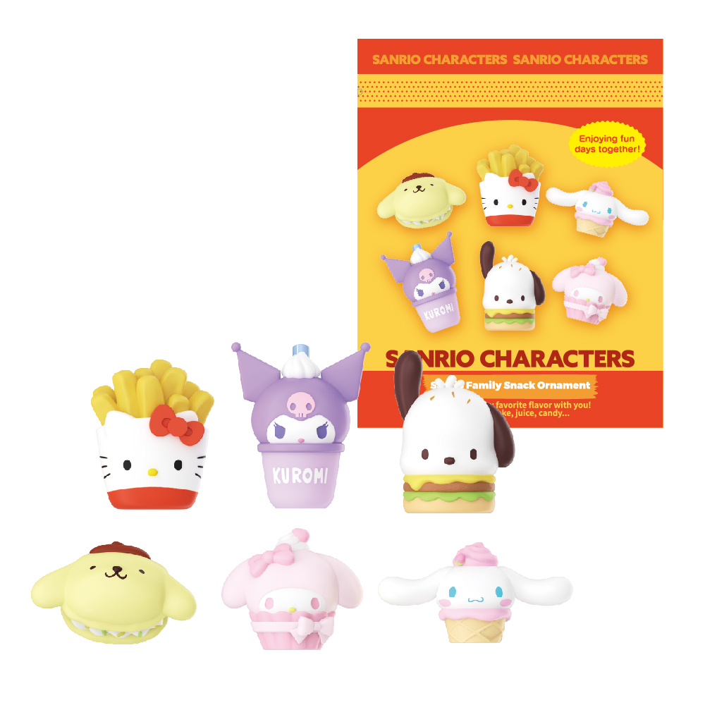 Sanrio-零食家族萌粒小公仔 隨機出貨