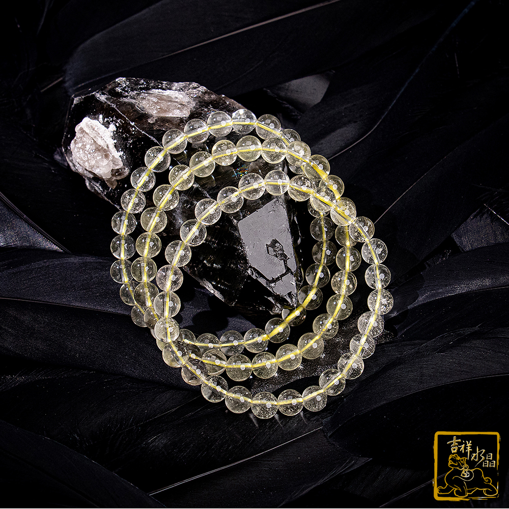 利比亞黃金隕石手珠 7mm 淨化護身