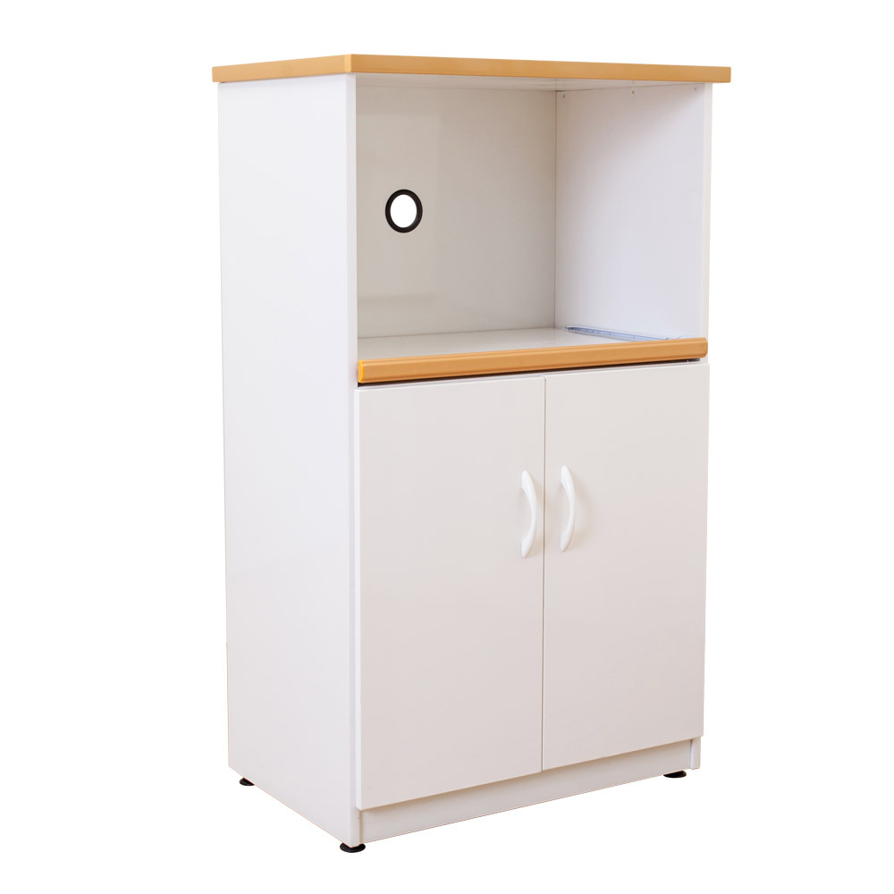 2.2尺二門一拉盤防水塑鋼電器櫃/收納餐櫃(白色)