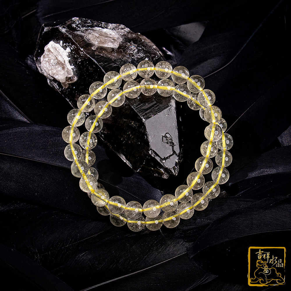 利比亞黃金隕石手珠 8mm 淨化護身