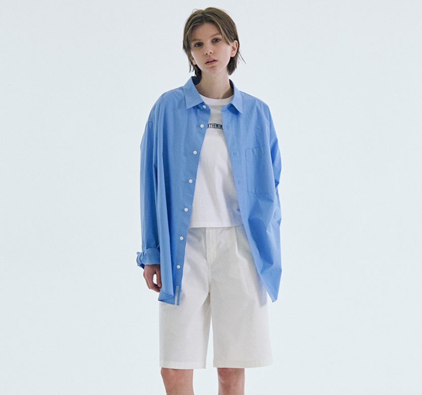 【直播】KM080538 Markm 單口袋棉質襯衫 (MIBAA5003)