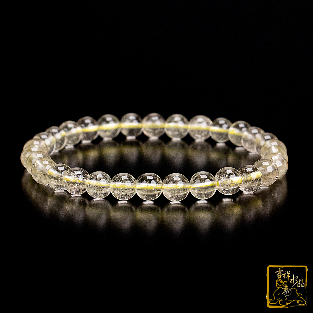 利比亞黃金隕石手珠 7mm 淨化護身