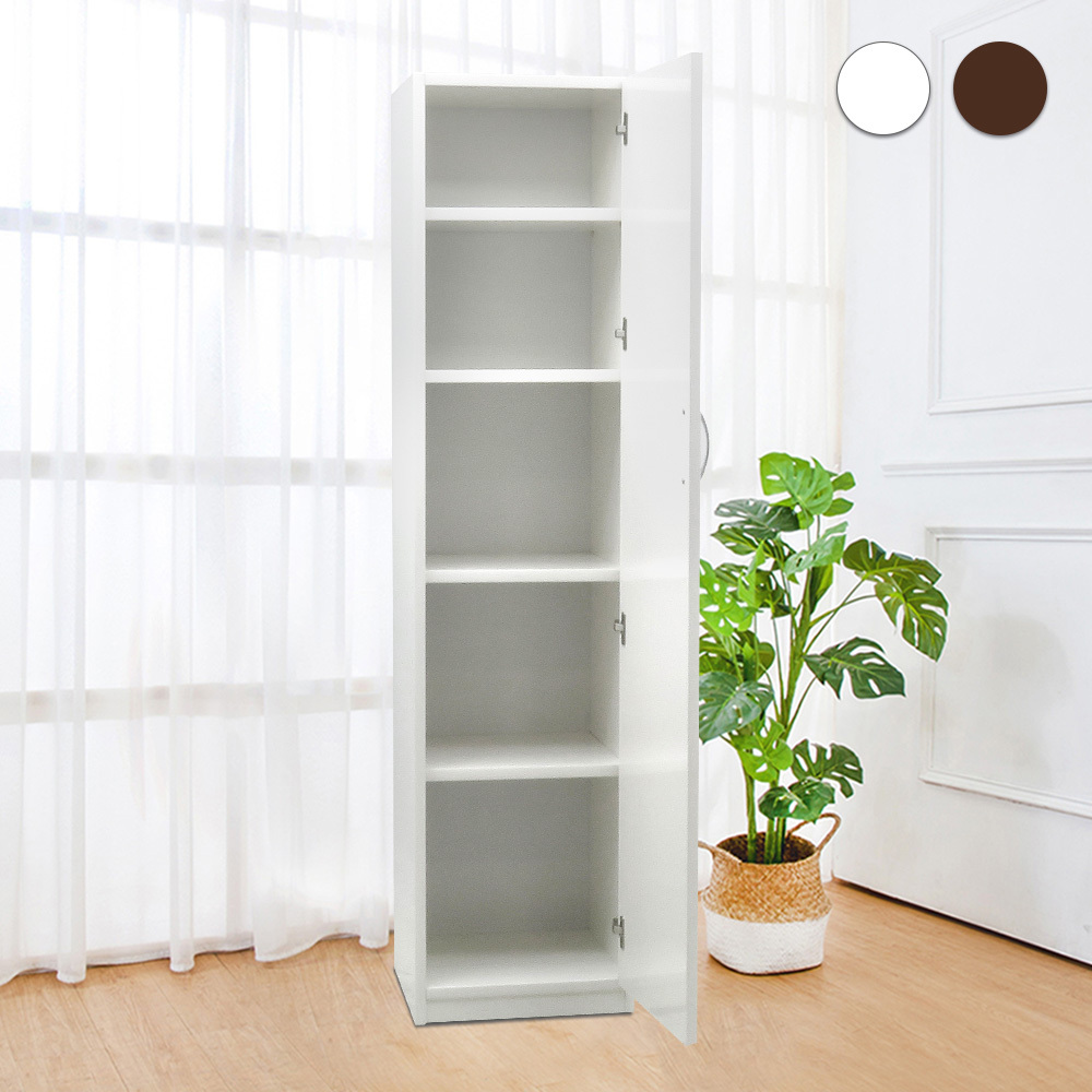 1.6尺一門多用途防水塑鋼收納櫃/置物櫃(兩色可選)