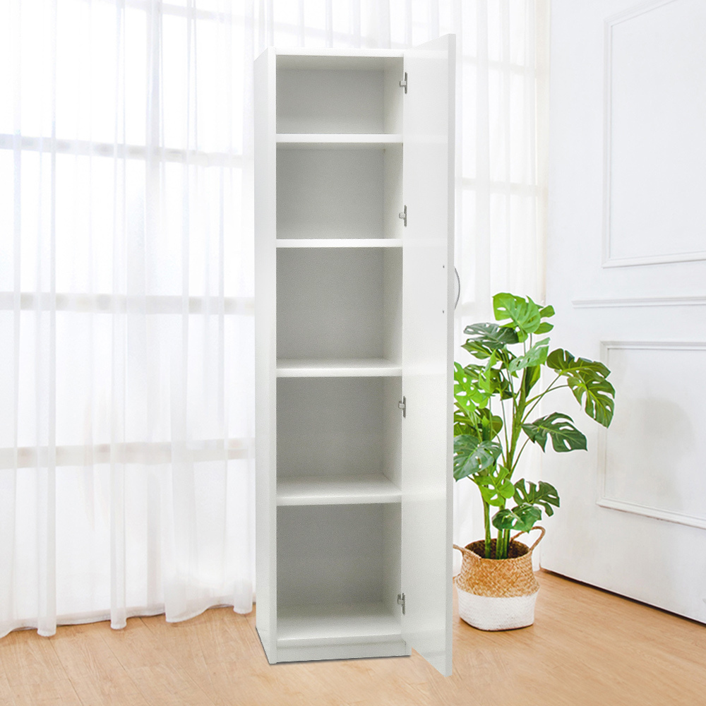 1.6尺一門多用途防水塑鋼收納櫃/置物櫃(兩色可選)