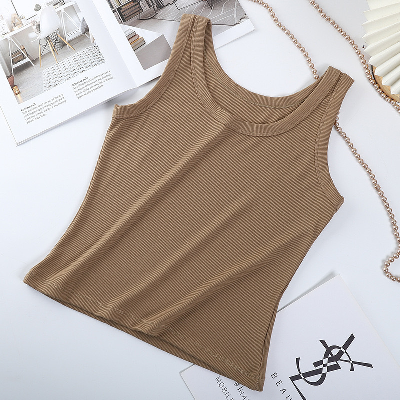 🥰K2664 ▶️純棉 挖背背心 👉Free Size 可以穿到XL👈