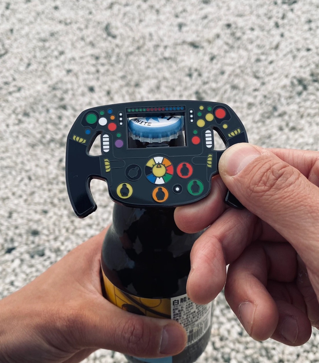 F1 原創 車隊方向盤 開瓶器 酒鬼必備