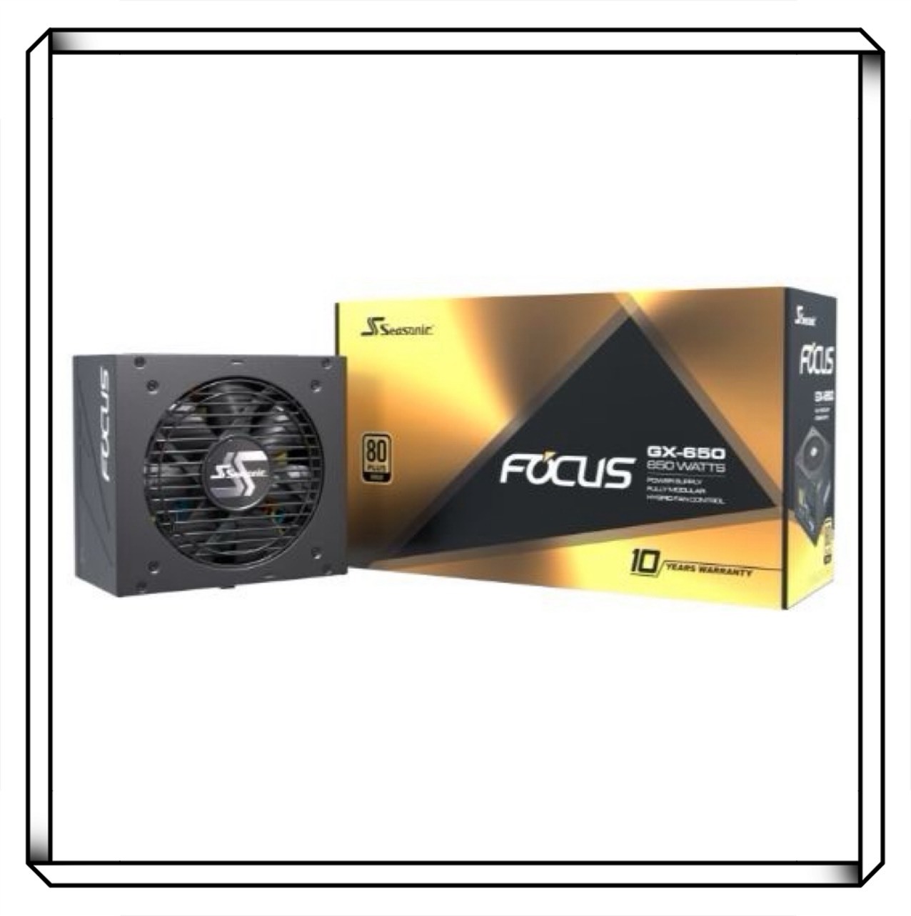 Seasonic 海韻 Focus GX-650 金牌 全模組 電源供應器