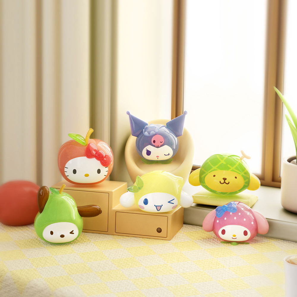 Sanrio-水果系列萌粒小公仔 隨機出貨