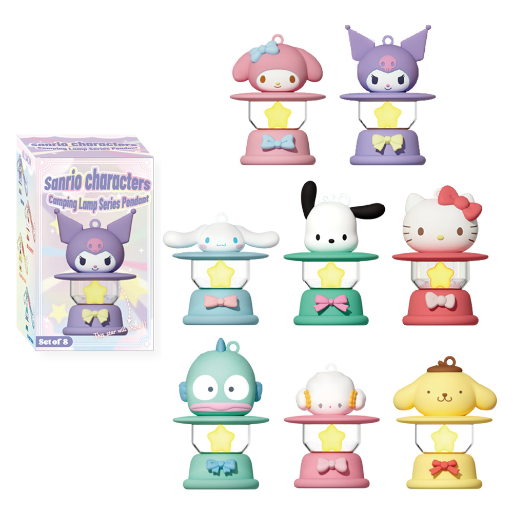 Sanrio-家族煤油燈造型吊飾 隨機出貨