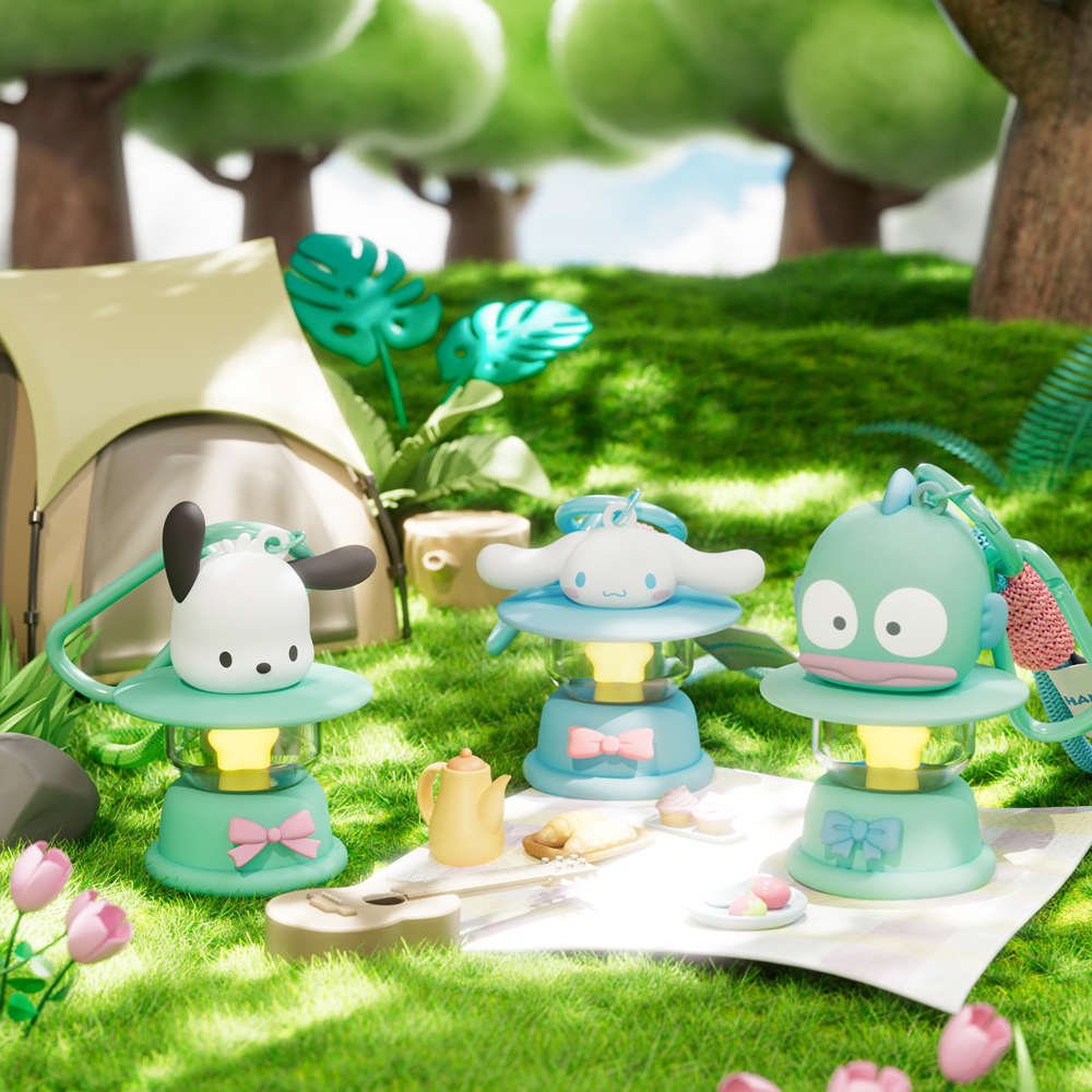 Sanrio-家族煤油燈造型吊飾 隨機出貨