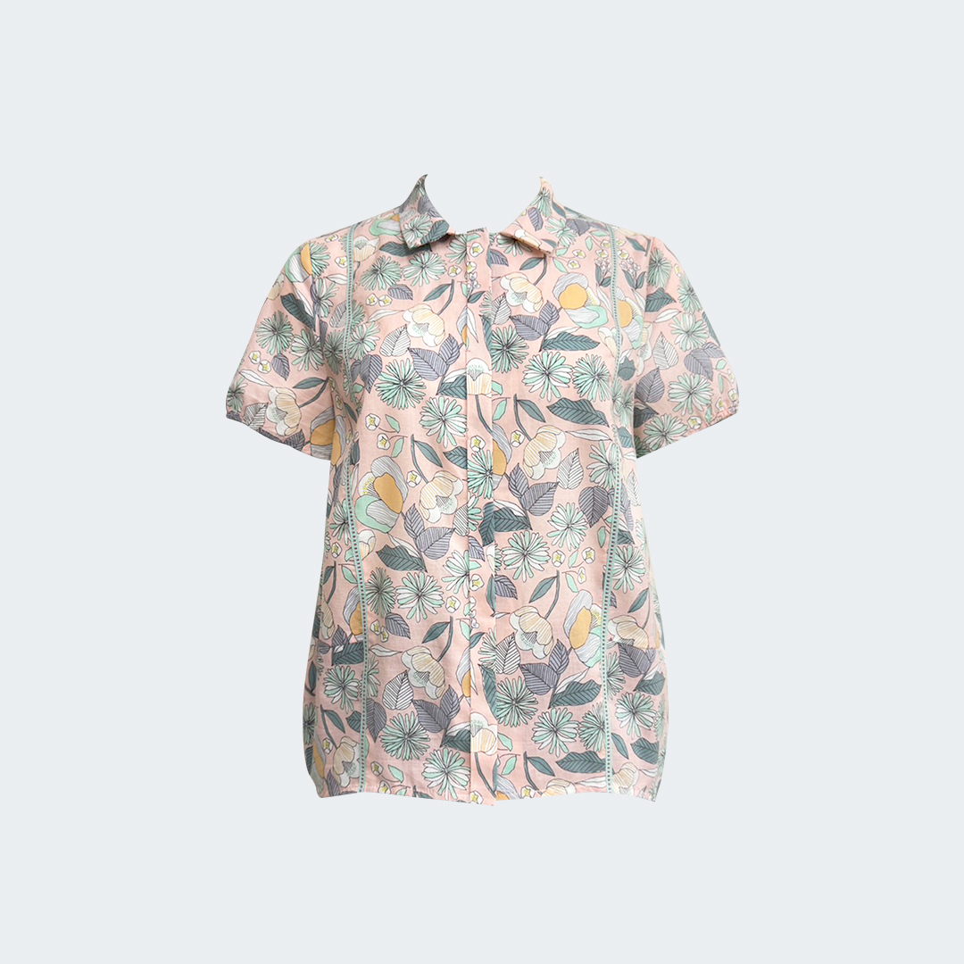 朝霧花語雙穿襯衫