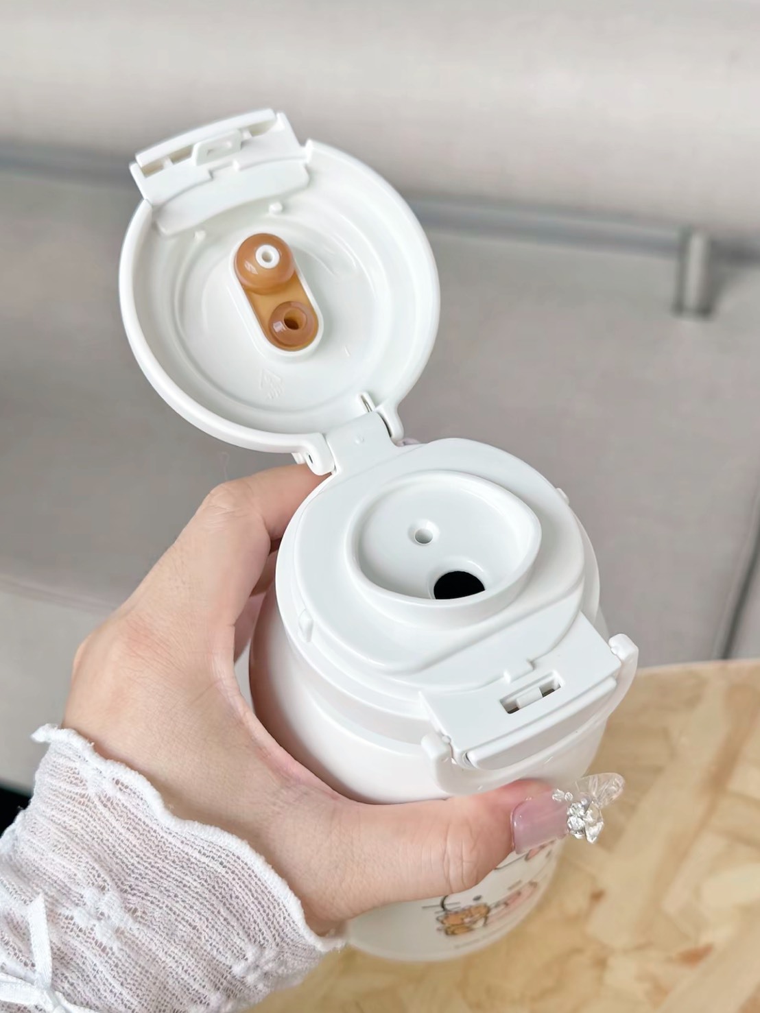 三麗鷗 HELLOKITTY 水壺 保溫杯 三件套組