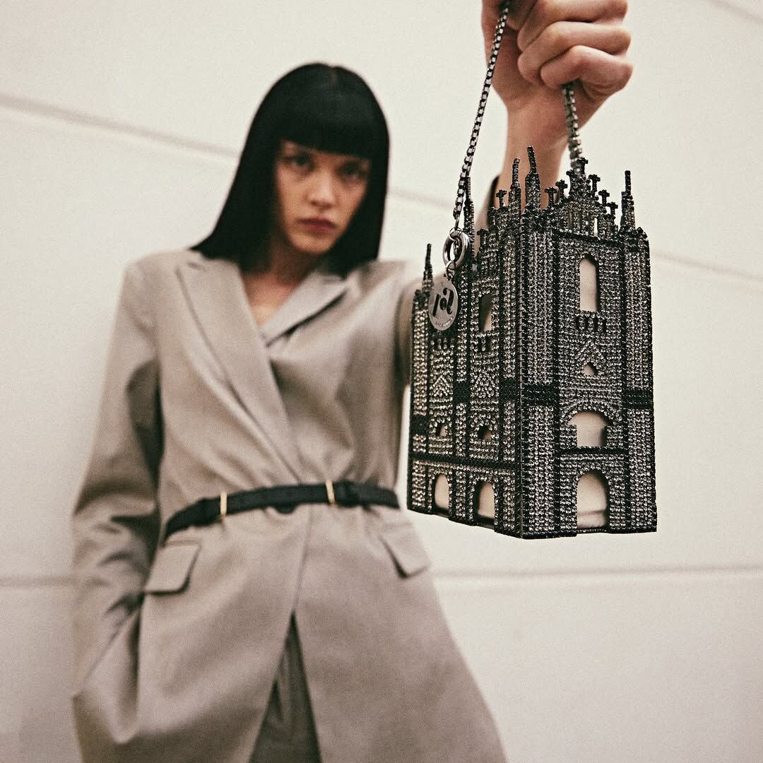 Rosantica「Duomo」鑲鑽城堡手提包