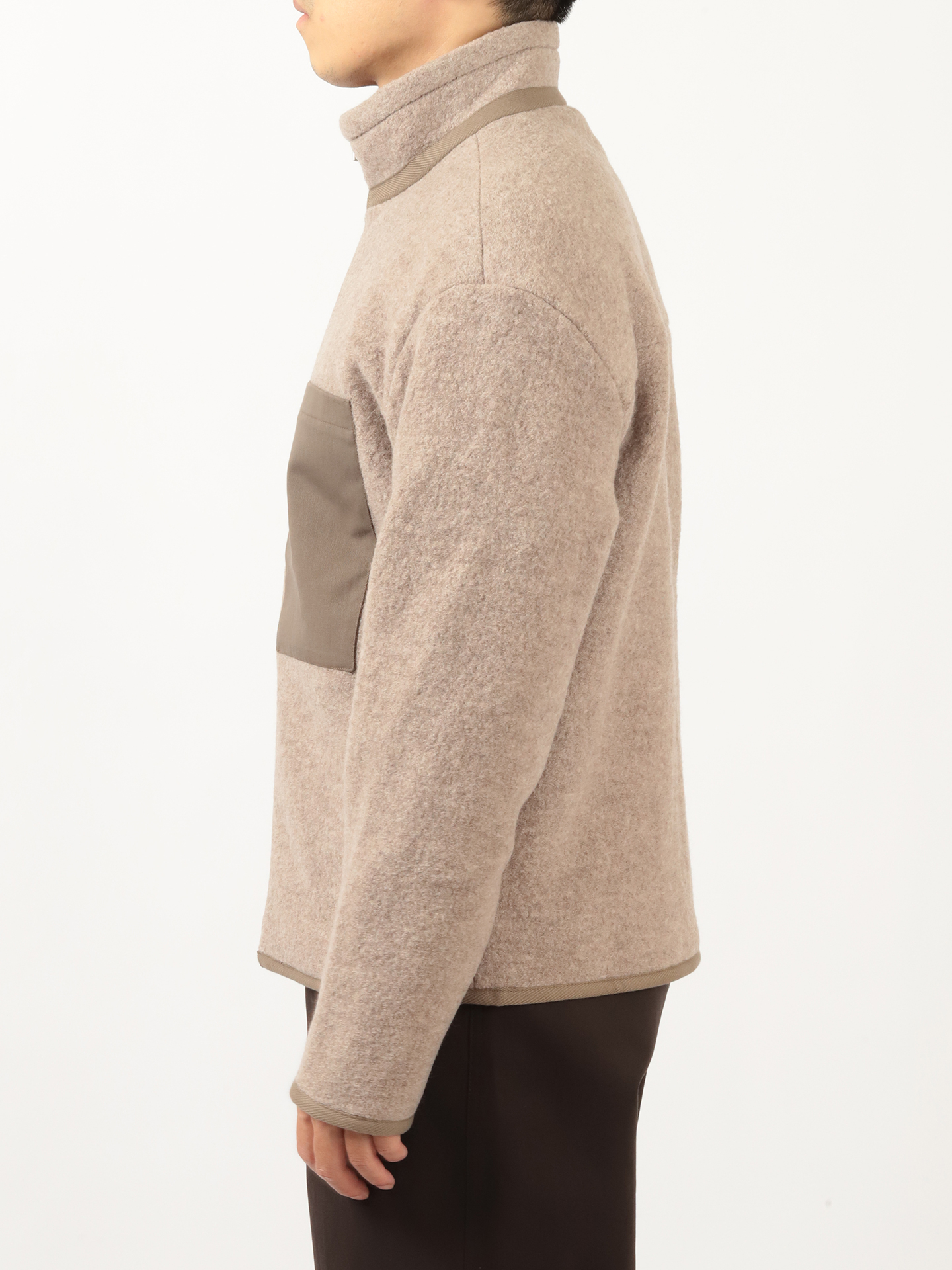 De Bonne Facture Sherpa Jacket Beige