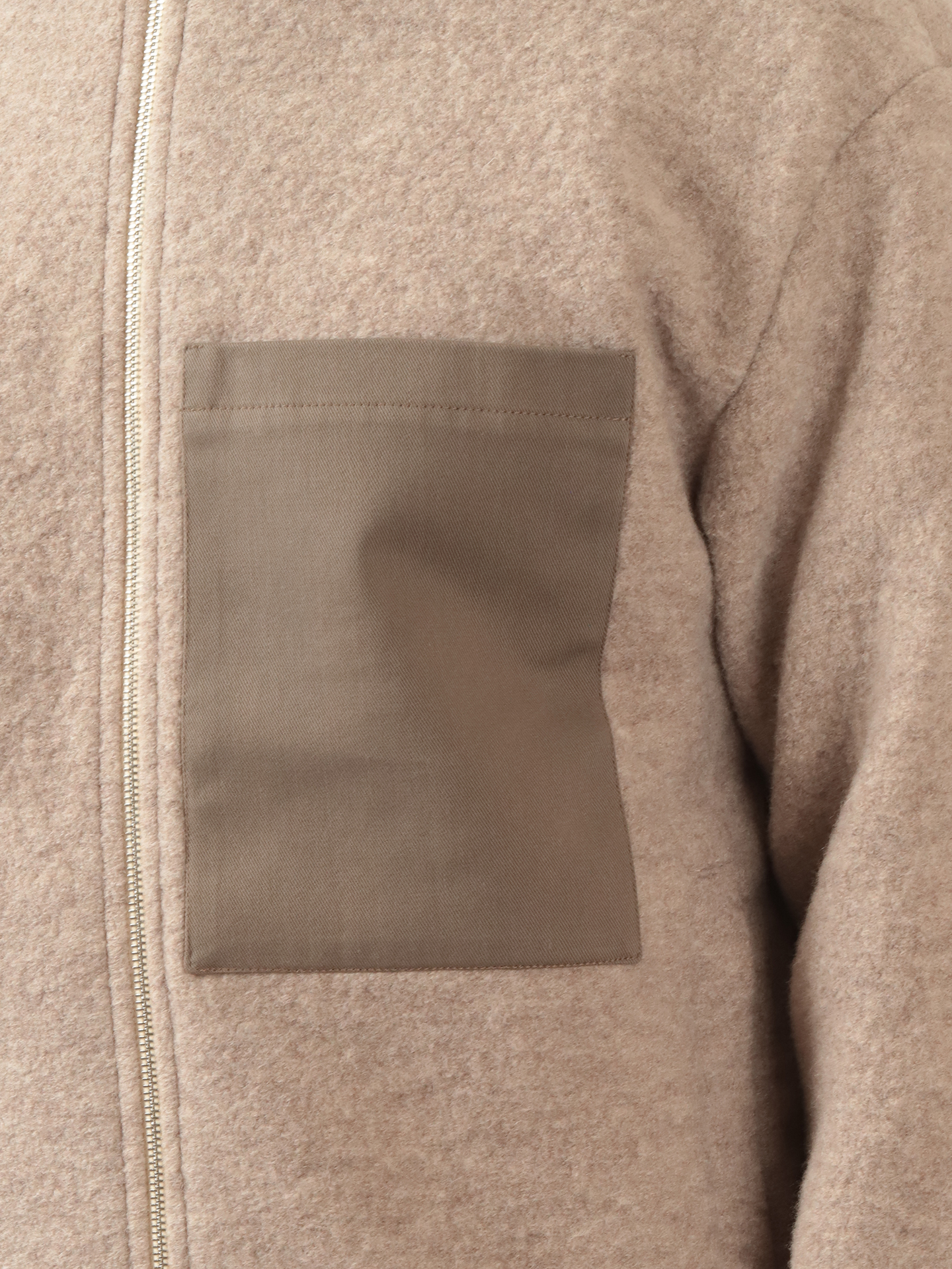 De Bonne Facture Sherpa Jacket Beige
