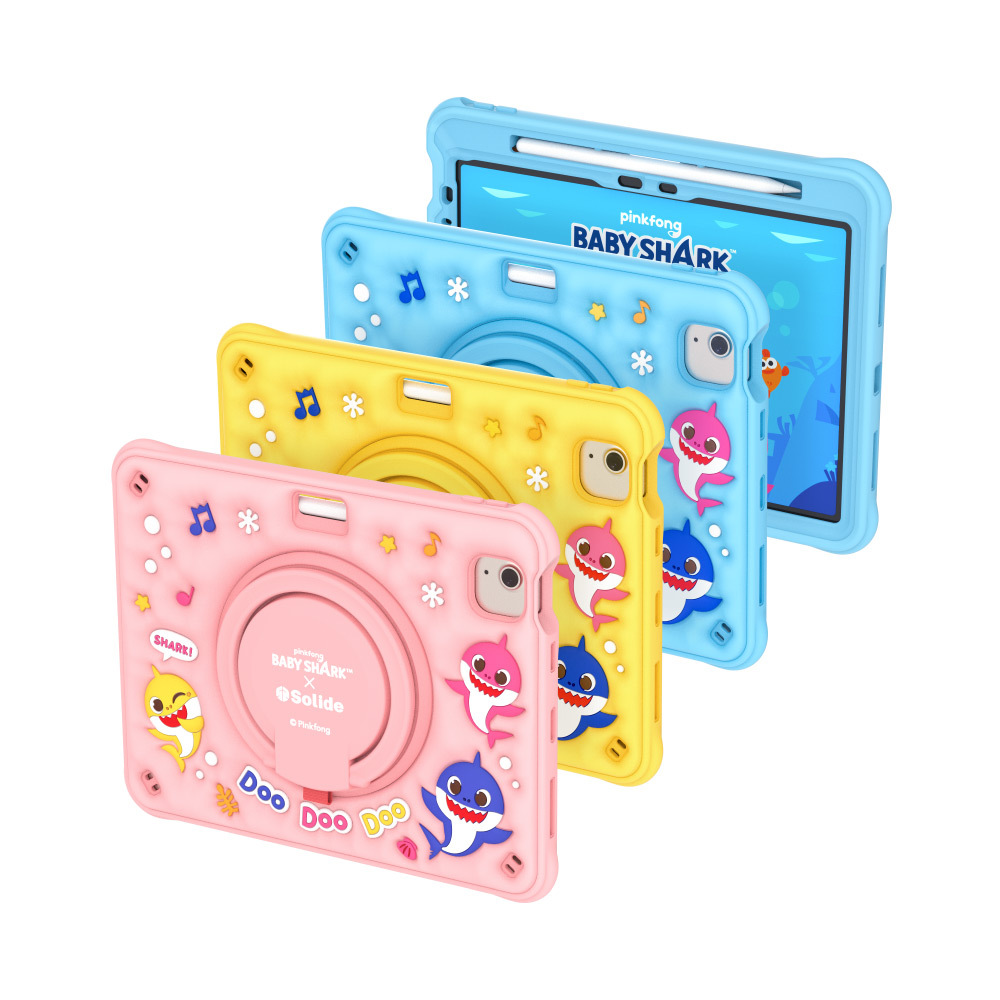 SOLiDE 鯊魚寶寶正版授權iPad 多功能兒童平板保護殼