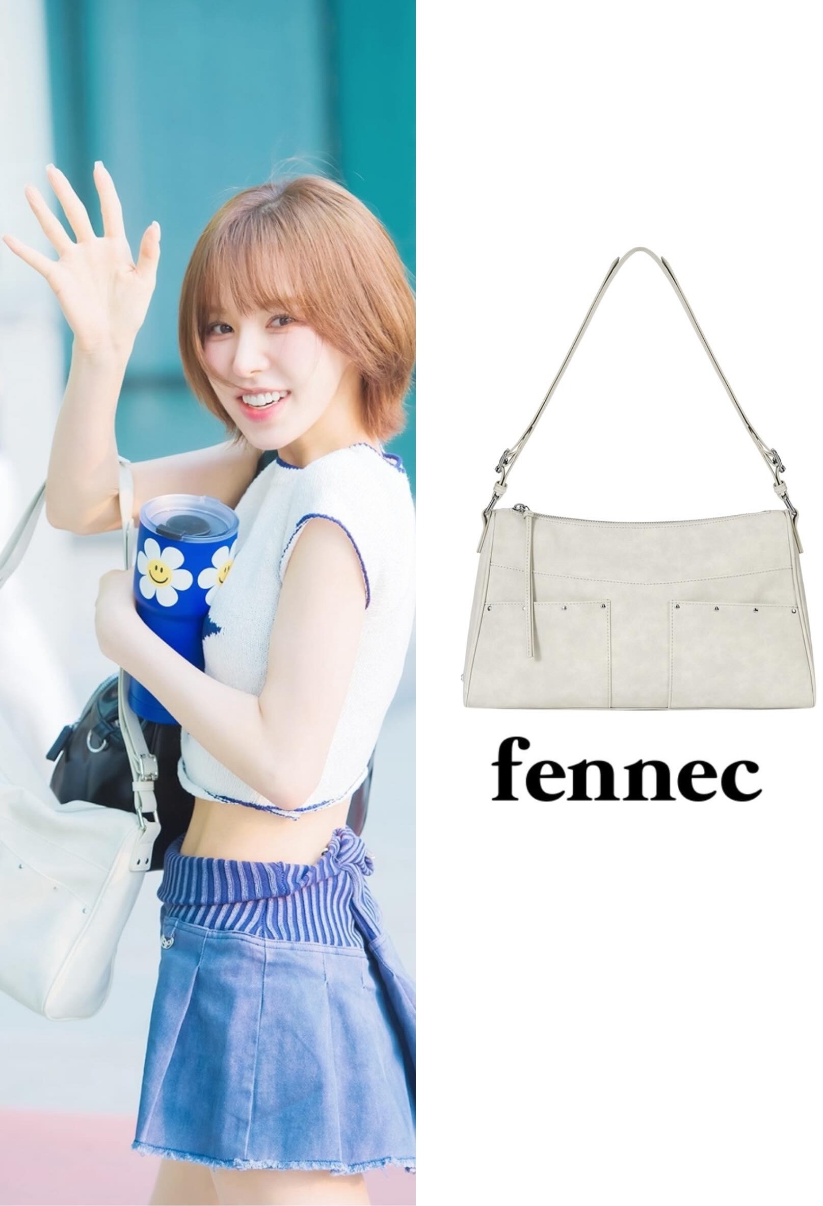 FENNEC BASH BAG with HEART KEYRING