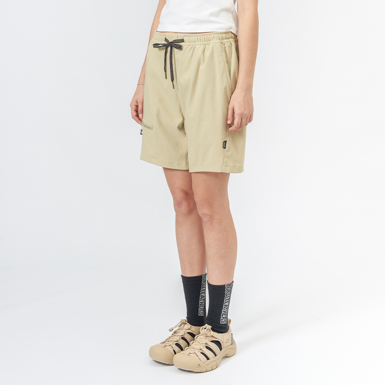 中性超潑水四面彈格子短褲_Wade Shorts