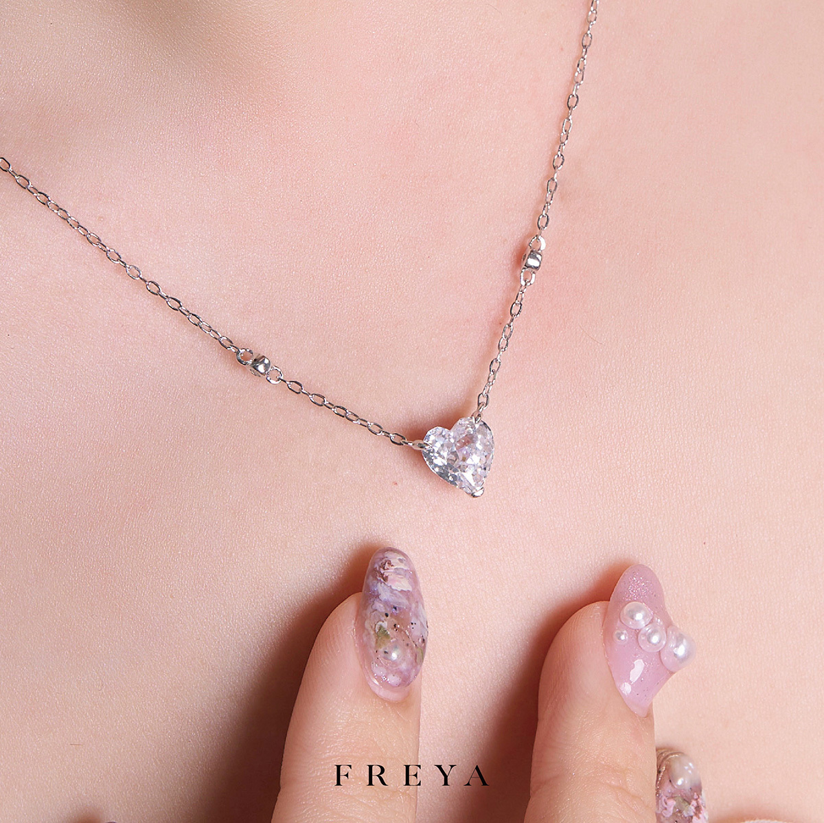 FREYA 冰花愛心項鏈