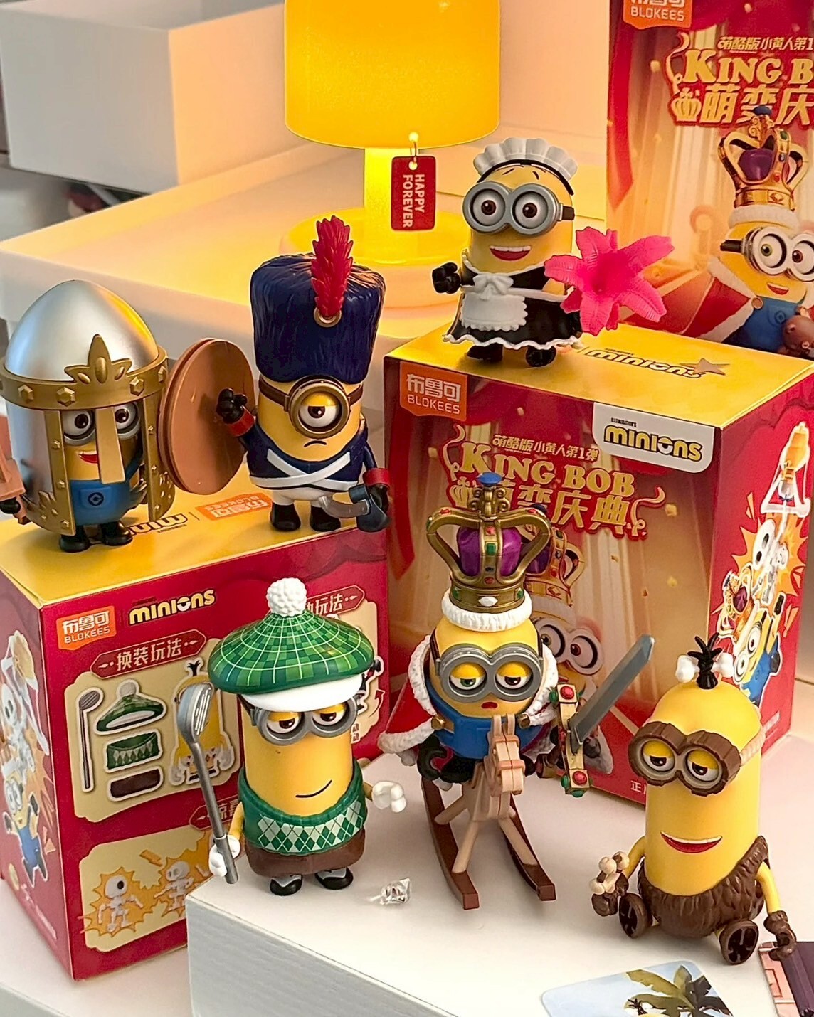 <正版授權>小小兵 萌變慶典系列 盲盒 積木 公仔