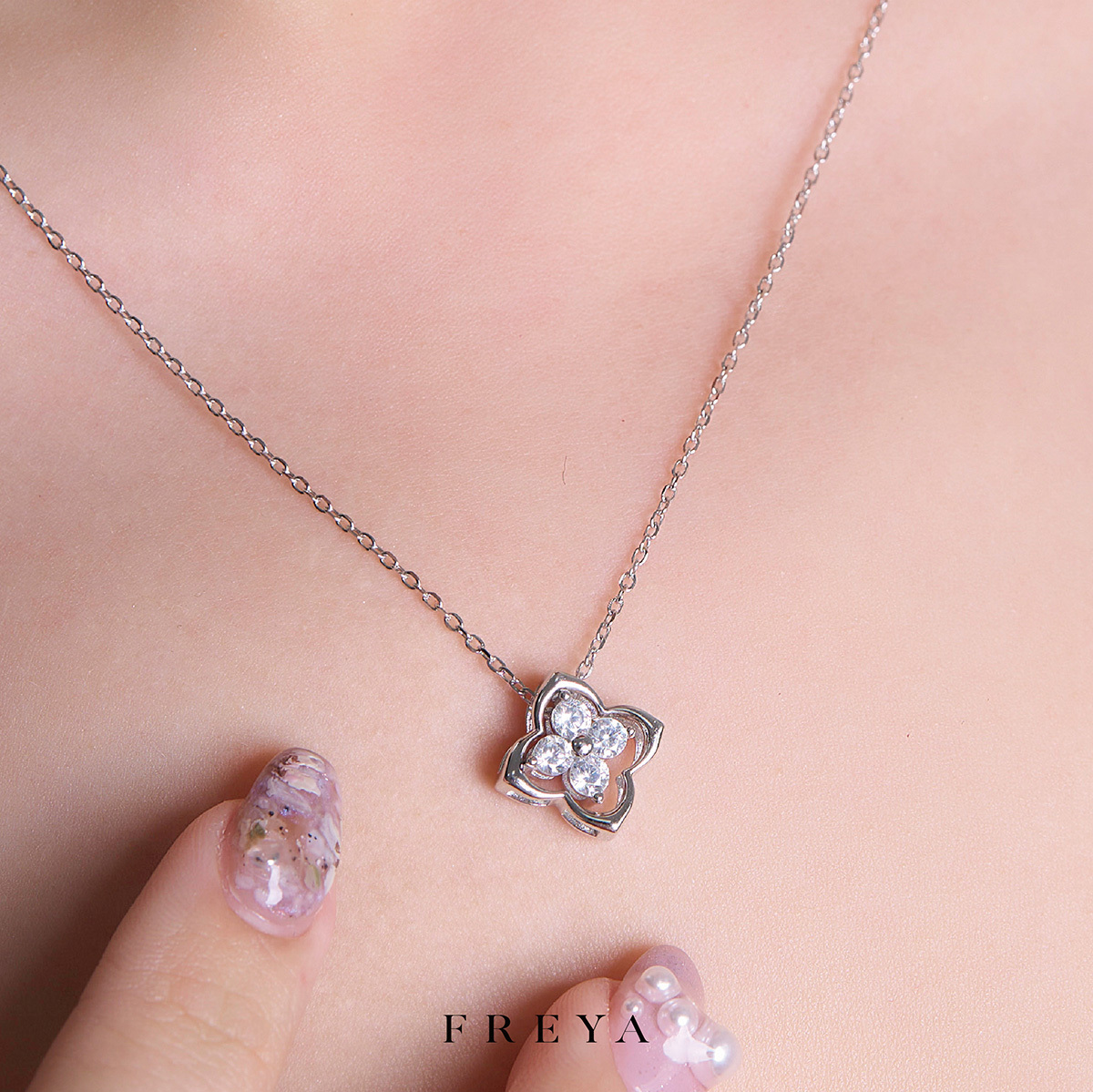 FREYA 雙戴四葉草項鍊吊墜