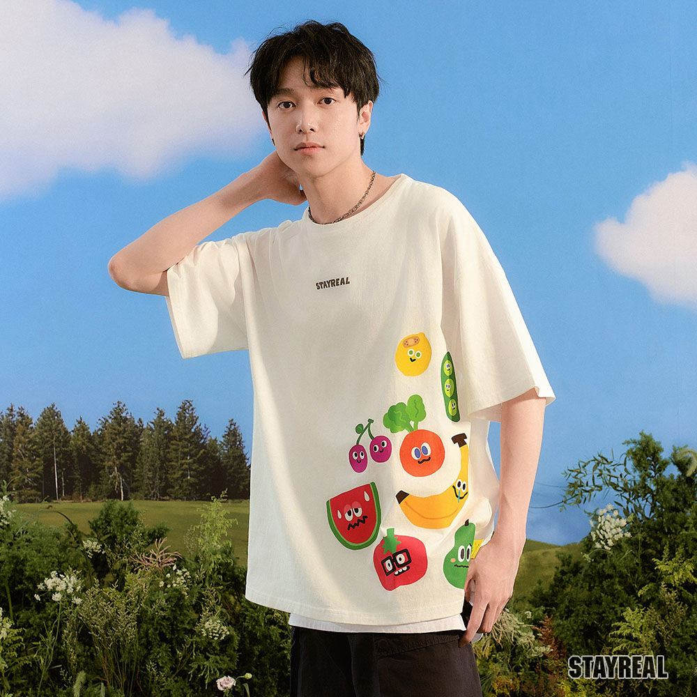 Stay Real STAYREAL MOJO家族寬版T