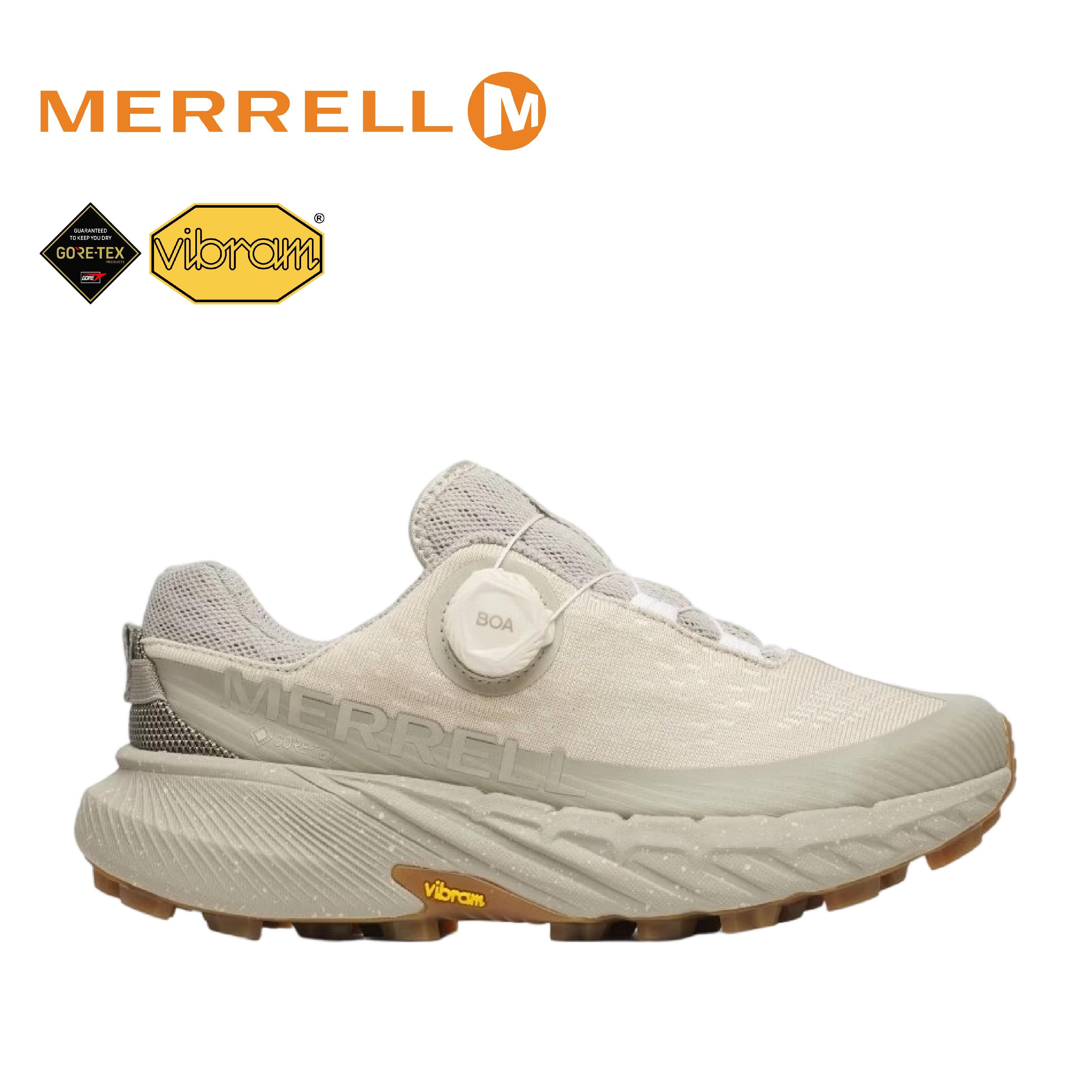 MERRELL 美國 AGILITY PEAK 5 BOA GTX 防水登山健行鞋 女款(岩石灰色) 33ML068700
