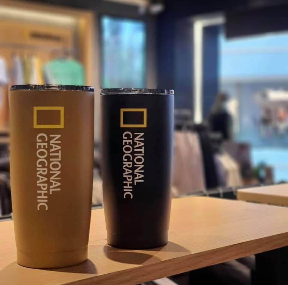 【現貨出清】National Geographic冰壩杯600ml｜露營保冰杯 馬克杯 咖啡杯 黑色/沙色 🏕️☕Aug25