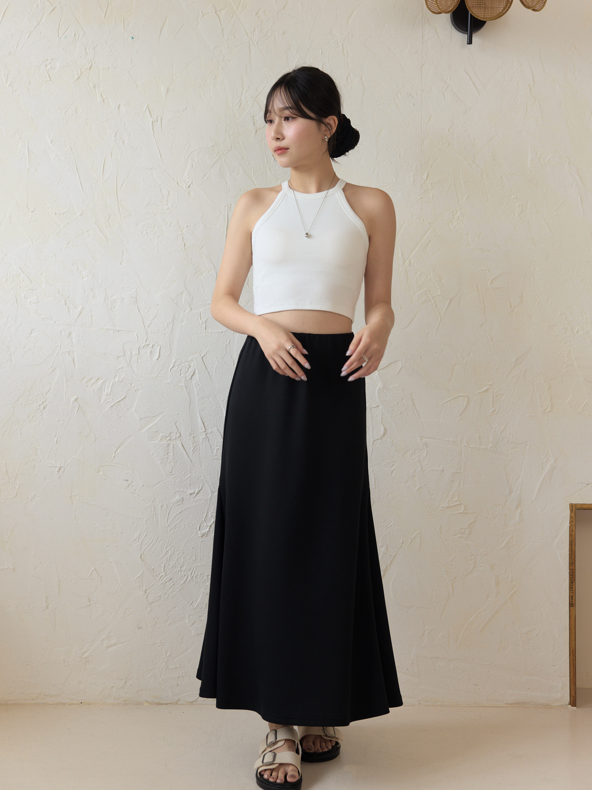 自訂 極顯瘦萬能魚尾裙