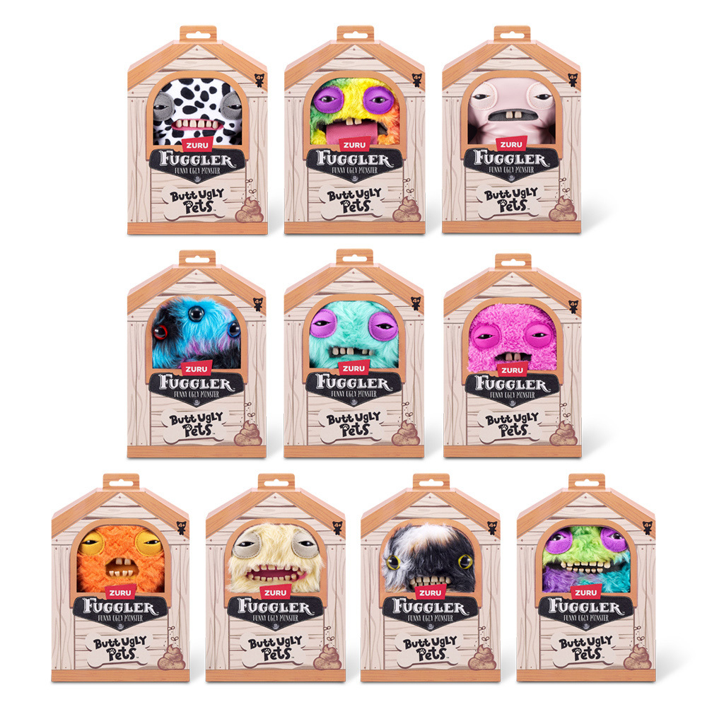 FUGGLER牙齒怪-9吋醜萌小寵物 隨機一入