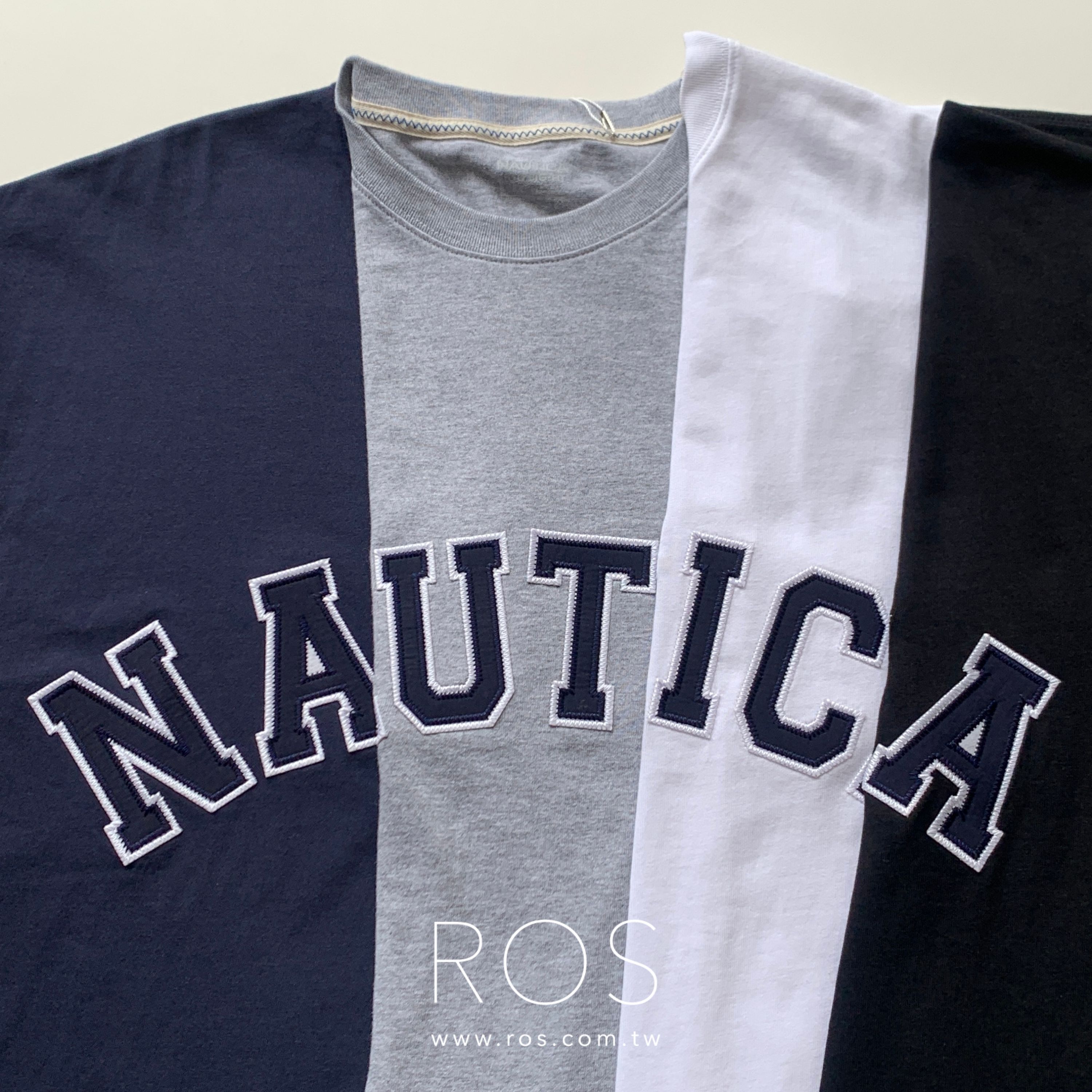 Nautica Logo字體短T (4colors)
