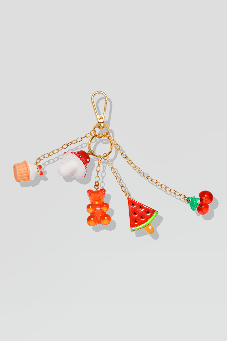 Crystal Haze｜BEARLY 復古小熊鏈條包包掛飾