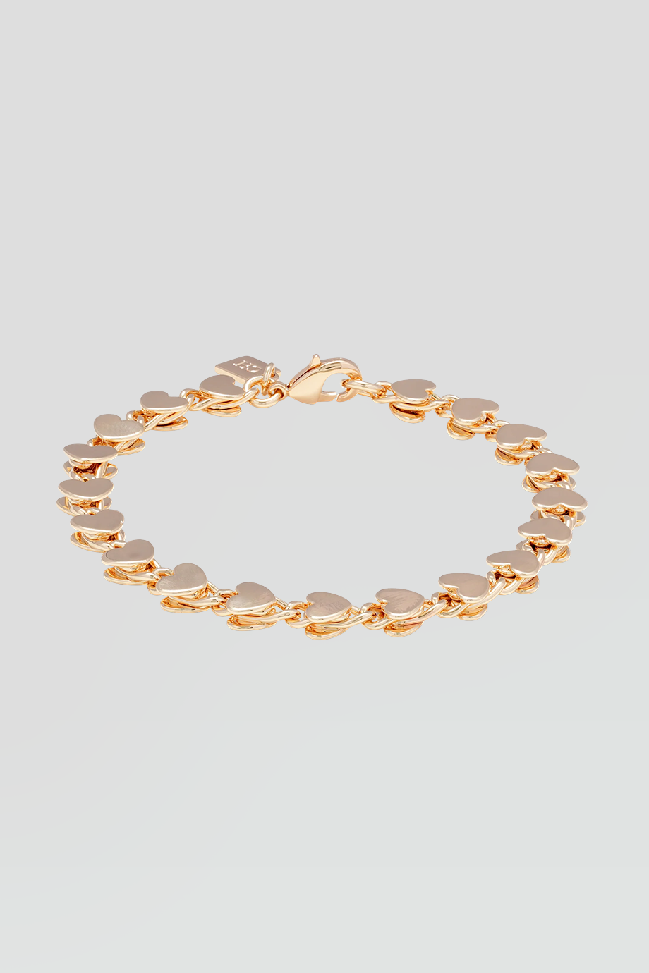 Crystal Haze｜LOVERS 金色愛心鏈式手鍊