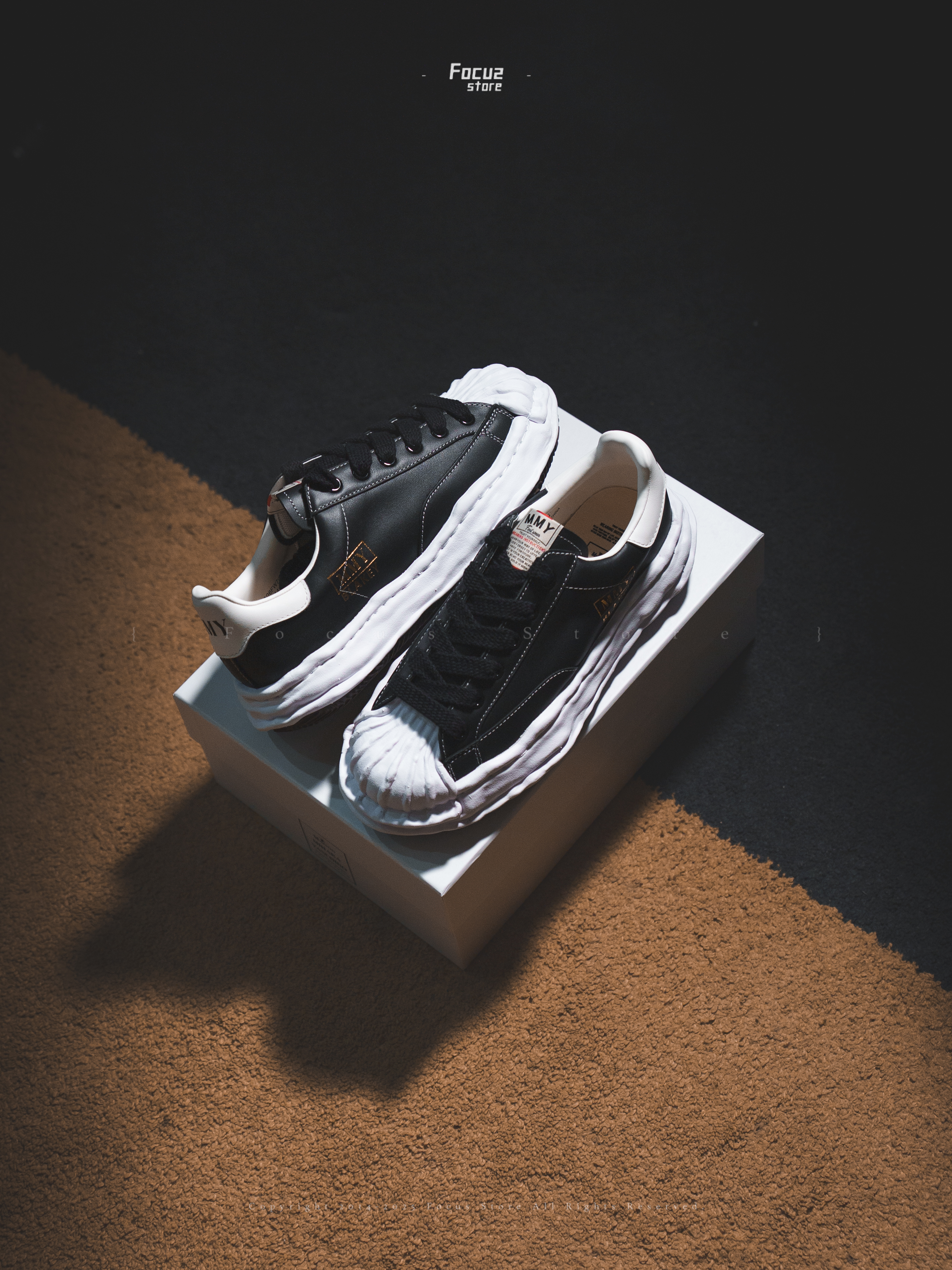 【Focus Store】部分現貨 Maison Mihara Yasuhiro Blakey OG Leather "Black" 黑色 A06FW702-BK