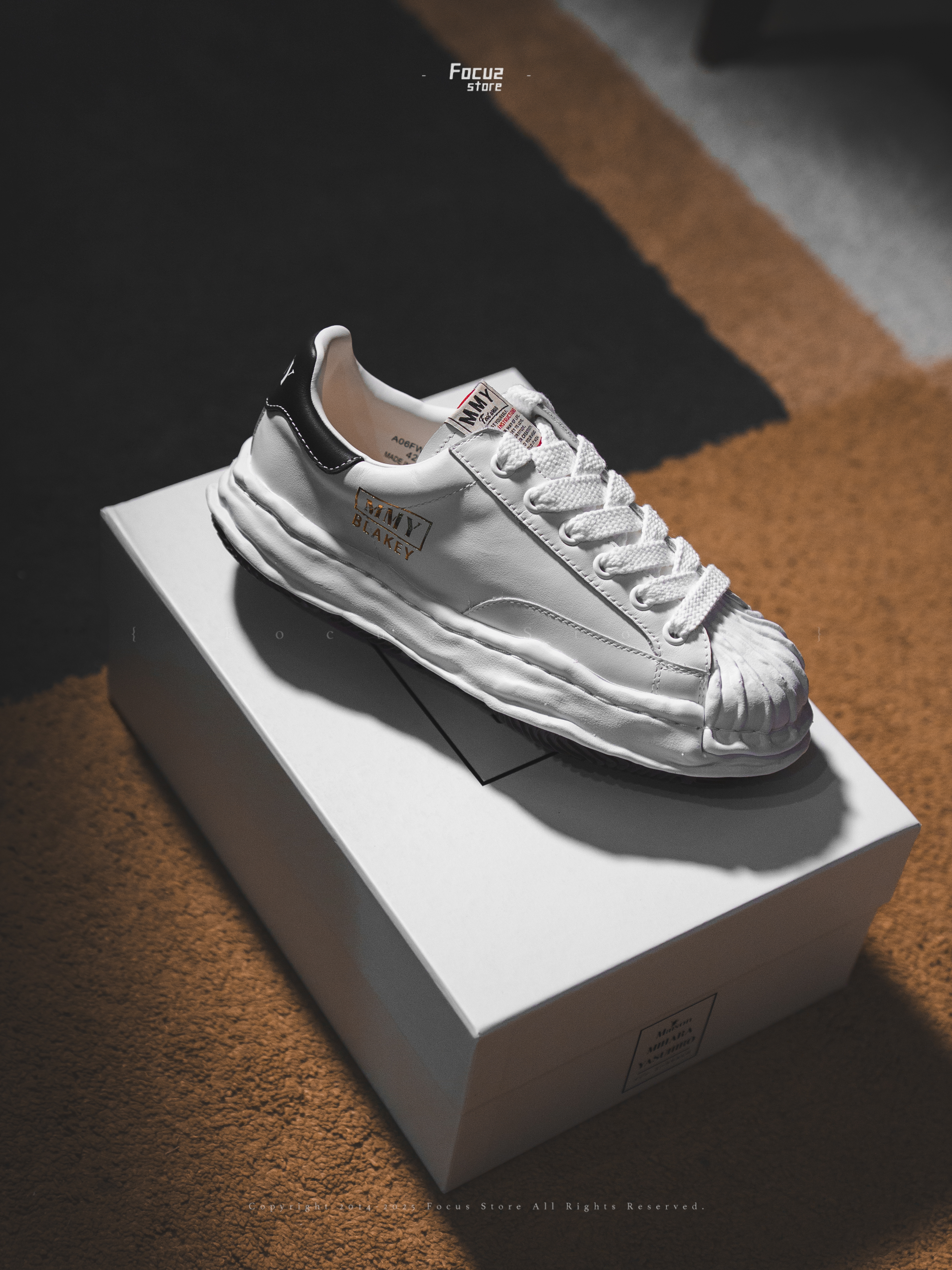 【Focus Store】現貨秒發 Maison Mihara Yasuhiro Blakey OG Leather "White" 白色 A06FW702-WH