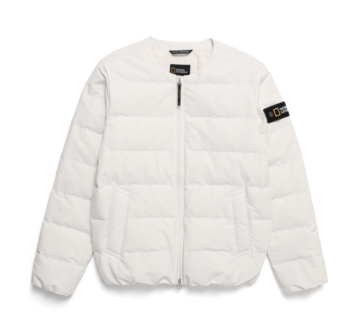 【直播】KM0805197 National Geographic 男女同款輕量羽絨外套 (米白色) (N244UDW020)