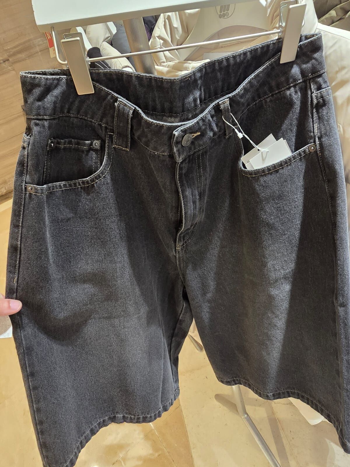 【直播】KM080547 Markm 復古水洗牛仔短褲 (MKFAC45210)