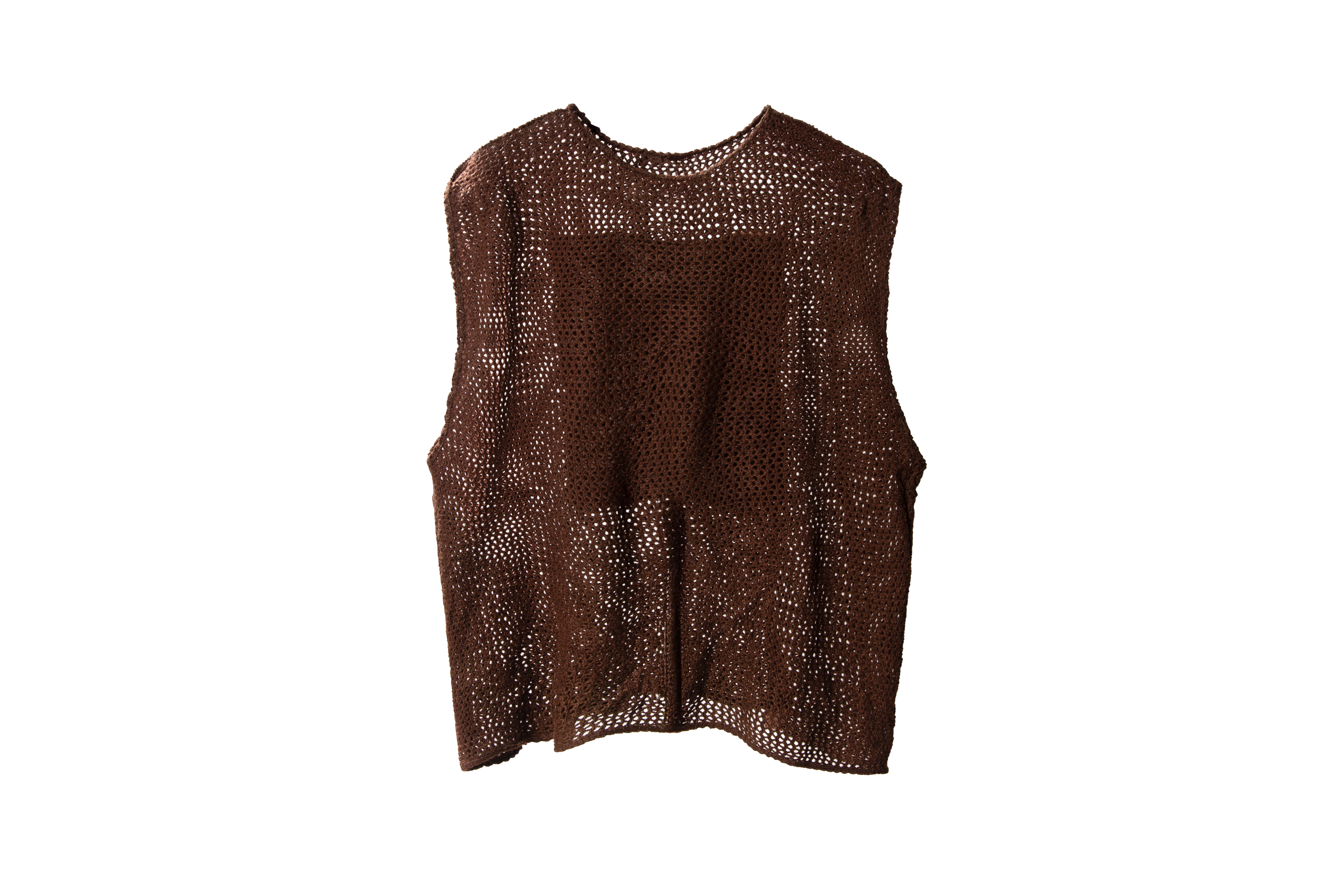 REMIX "Breezy Knitted Vest" (Brown)
