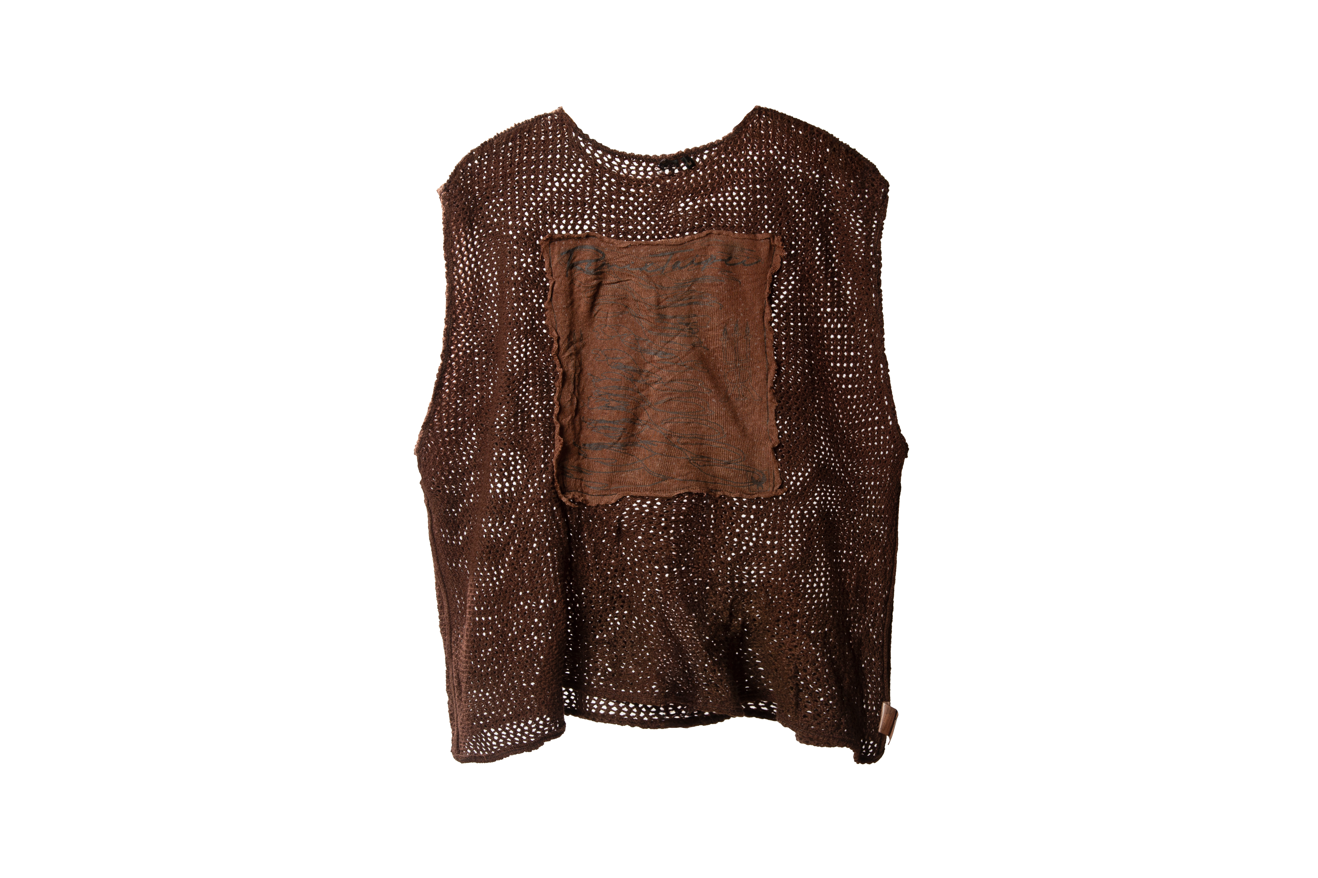 REMIX "Breezy Knitted Vest" (Brown)